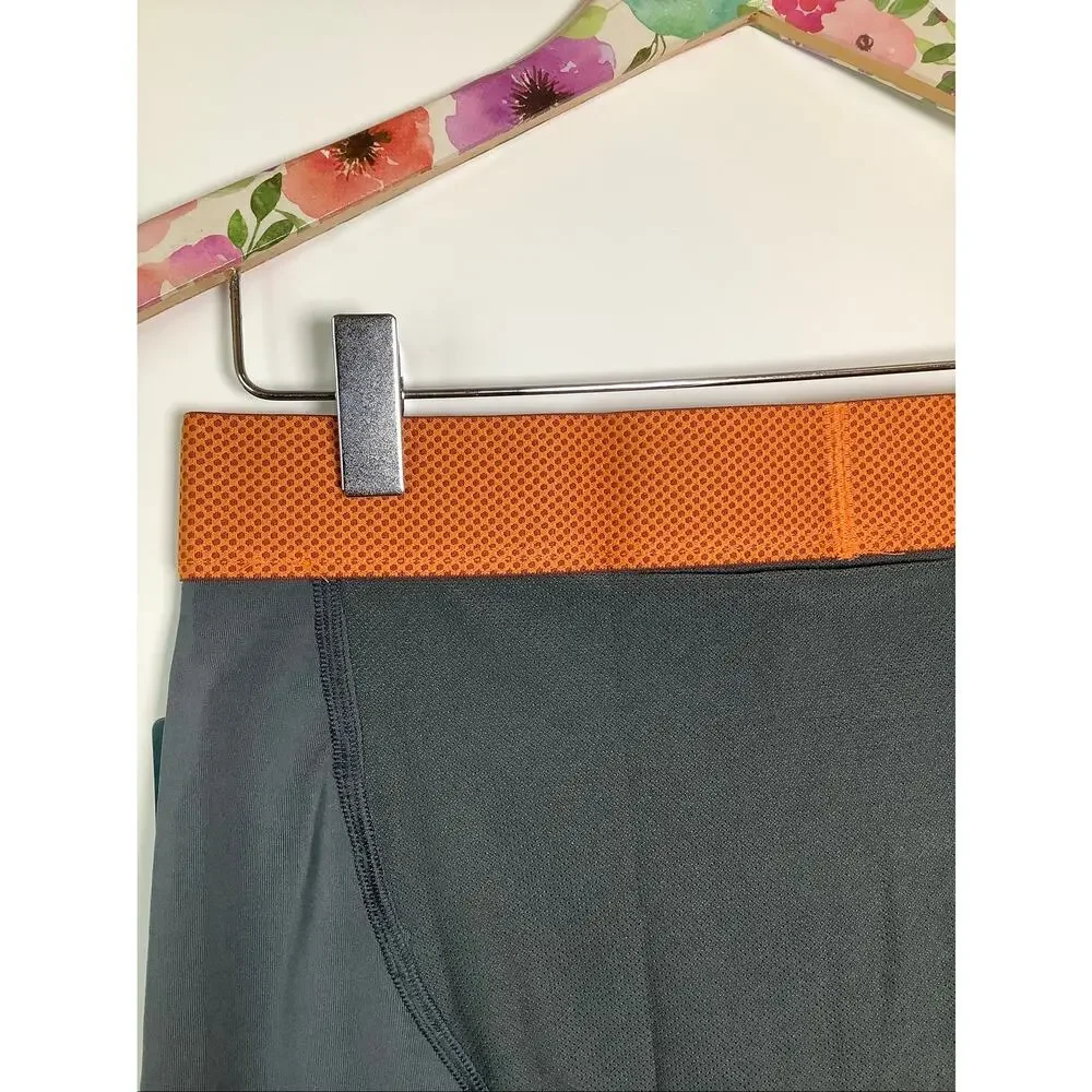 Tommy John Men's Medium Gray Orange 360 Sport Hammock Pouch Boxer Brief C4-9